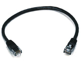 Monoprice 1FT Cat5e 350MHz Network RJ45 Network Cable - Black [Electronics]