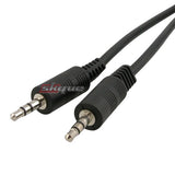 Skque 3.5 MM (1/8") Stereo Cable Male to Male 6 Feet