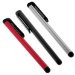 Skque 3 pack Touch Screen Stylus Pen (Black, Red, Silver)