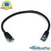 Monoprice 1FT Cat5e 350MHz Network RJ45 Network Cable - Black [Electronics]