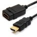 Monoprice 10ft 24AWG CL2 High Speed HDMI Cable Male to Female Extension - Black