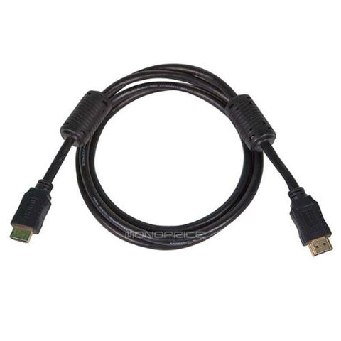 Monoprice 104957 5-Feet 28AWG High Speed HDMI Cable with Ferrite Cores - Black