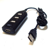 NEW 4 PORT HIGH SPEED MINI USB 2.0 HUB 4 LAPTOP PC [PC]