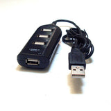 NEW 4 PORT HIGH SPEED MINI USB 2.0 HUB 4 LAPTOP PC [PC]