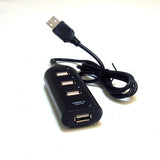 NEW 4 PORT HIGH SPEED MINI USB 2.0 HUB 4 LAPTOP PC [PC]