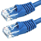 Monoprice 20FT 24AWG Cat6 550MHz UTP Ethernet Bare Copper Network Cable - Blue