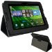 Skque Black Leather Case for BlackBerry Playbook Tablet