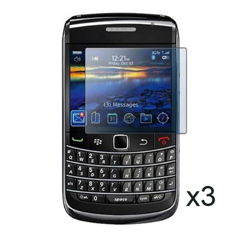 Skque Three LCD Screen Guards / Protectors for RIM BlackBerry Bold 9700