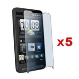 Skque 5 Pack Premium Crystal Clear LCD Screen Protector for HTC HD2