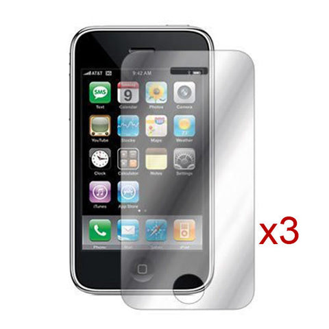 Skque 3pcs Mirror Screen Protectors for New Apple iPhone 4G