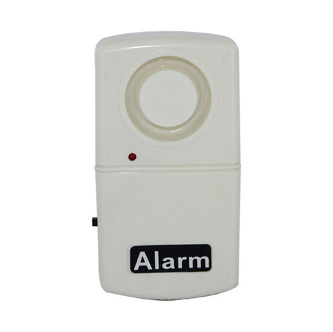 Skque Wireless Window Door Security Vibration Detector Alarm 110db LD-02, White