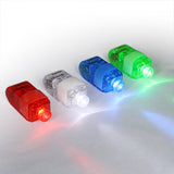 Skque LED Finger Torch Light 4 Colors, Blue, White, Red, Green