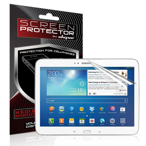 Skque&reg; HD Clear Anti Scratch Screen Protector for SamSung Galaxy Tab 3 10.1 P5200