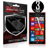 Skque&reg; 3 PcS Anti Scratch Screen Protector for Nokia Lumia 1520 [Lifetime replacement]