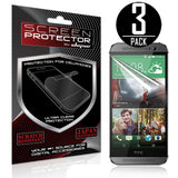 Skque&reg; [3 pack HD clear]Anti Scratch Screen Protector for All New HTC One M8[lifetime replacement]