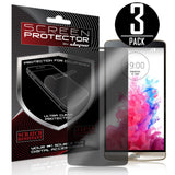 Skque&reg; 3 PcS Privacy Screen Protector for LG G3 [Lifetime replacement]