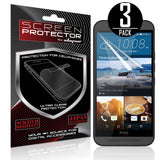 Skque&reg; 3 Pcs Anti-Glare Screen Protector for HTC One M9