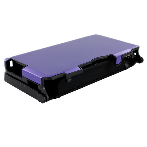 Skque Snap-On Hard Case for Nintendo 3DS-Aluminum Finished,color in Purple