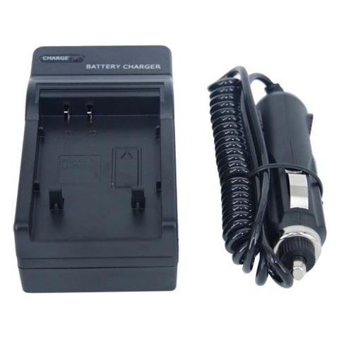 Skque Premium Battery Charger with Car Charger Adapter for Olympus LI-50B Digital Camera & Camcorder