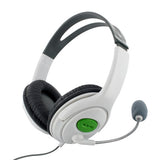 Skque White Microphone Stereo Headset for Xbox 360