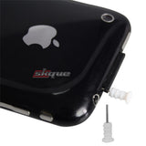 Skque White Anti Dust Dock and Heaphone Plug for Apple iPhone iPad iPod