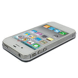 Skque Sense 6 Color Flashing LED Case Cover for Apple iPhone 4 4S, Black