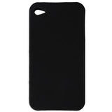 Skque Black Rubberized hard Case Cover for Apple iPhone 4S - Hard shell