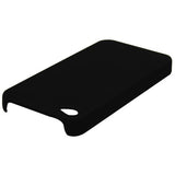 Skque Black Rubberized hard Case Cover for Apple iPhone 4S - Hard shell