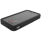 Skque TPU Soft Case with Build In Clear Screen Protector for Apple iPhone 4 4S, Black