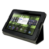 Skque Black Leather Case for BlackBerry Playbook Tablet