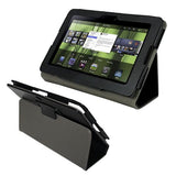 Skque Black Leather Case for BlackBerry Playbook Tablet