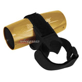 Skque Aluminum Mini Portable Music MP3 Player Speaker with FM Radio, Micro SD, Bike Mount, Gold