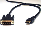 Skque 6 Feet HDMI To DVI Cable