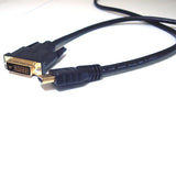 Skque 6 Feet HDMI To DVI Cable