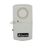 Skque Wireless Window Door Security Vibration Detector Alarm 110db LD-02, White