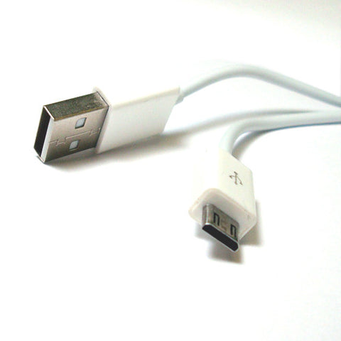 Skque Micro USB Data Cable Straight White