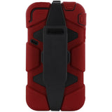 Skque&reg; Impact Hybrid Hard Belt Clip case w/ Built-in Screen for Apple iPhone 4/4S