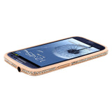 Skque&reg; Aluminum Frame with Bling CryStal RhineStone Bumper case Cover for SamSung Galaxy S3 I9300