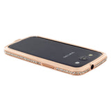 Skque&reg; Aluminum Frame with Bling CryStal RhineStone Bumper case Cover for SamSung Galaxy S3 I9300