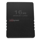 Skque 16MB Game Save Memory Card for Sony PlayStation 2 PS2,Black