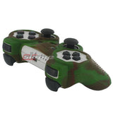 Skque Silicone Soft Protective Case Cover for Sony PlayStation 3 Controller, Camo Pattern, Brown, Green