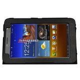 Skque Black Leather Case for Samsung Galaxy Tab 7.0 Plus P6210 P6200