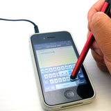 Skque red Stylus pen for all Touch Screen-pen fit for iphone 4s,ipad 2,Samsung Galaxy S3 and more