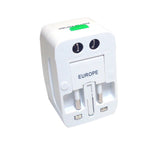 Skque White Universal World Wide Travel Charger Adapter Plug